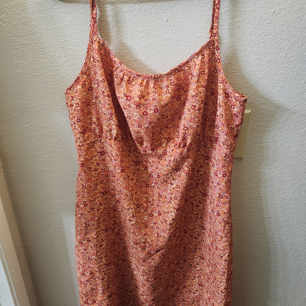 Jodi Michaels Floral Top in Red and Orange
